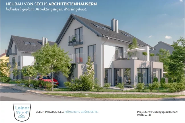 Neubau von 6 hochwertigen Doppelhaushälften